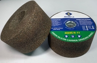4 Inch Abrasive Green Silicon Carbide Grinding Stone With 5/8-11 Thread For Granite 4X2X5/8-11, 36Grit