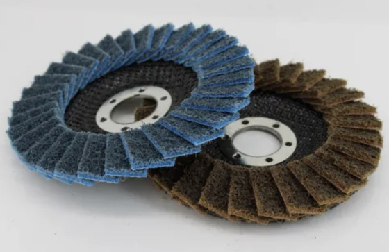 Non Woven Surface Conditioning Flap Disc Finishing Metal Polishing / Buffing