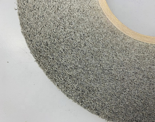 Non Woven Wire Nylon Scotch Brite Convolute Wheel For Deburing Polishing Surface Conditioning And Finishingir